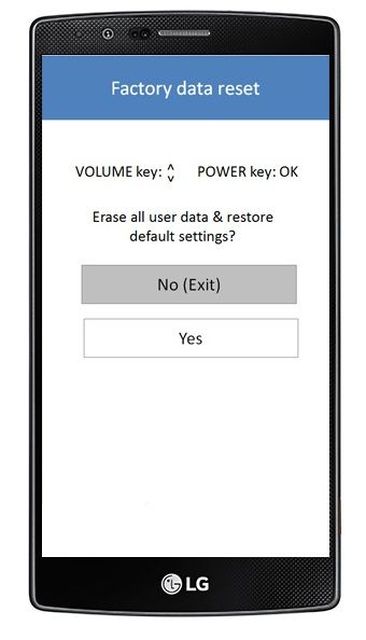 Фактори дата ресет. LG Recovery Mode. LG сбросить код. Volume down Key + Power Key.